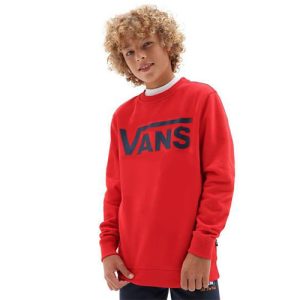 vans-sweatshirt-vans-classic-crew-boys-rood