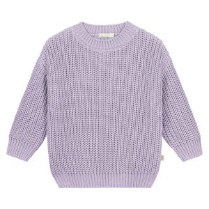 Yuki- Chunky Sweater LILAC-Popcorn Kids